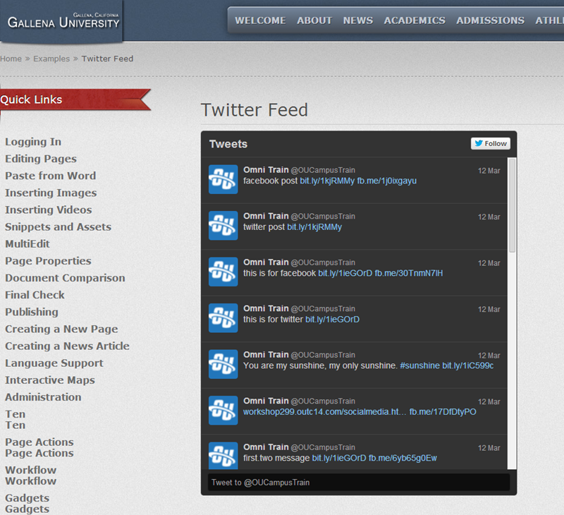 twitter embedded timeline